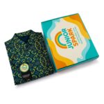 Aurora Green Drape Panjabi + White Payjama - Image 4