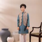 Premium Duo-Tone Shine Panjabi Set - Image 2