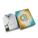 Premium Pastel Soft Blue Panjabi with Koti- 3Pcs - Image 6